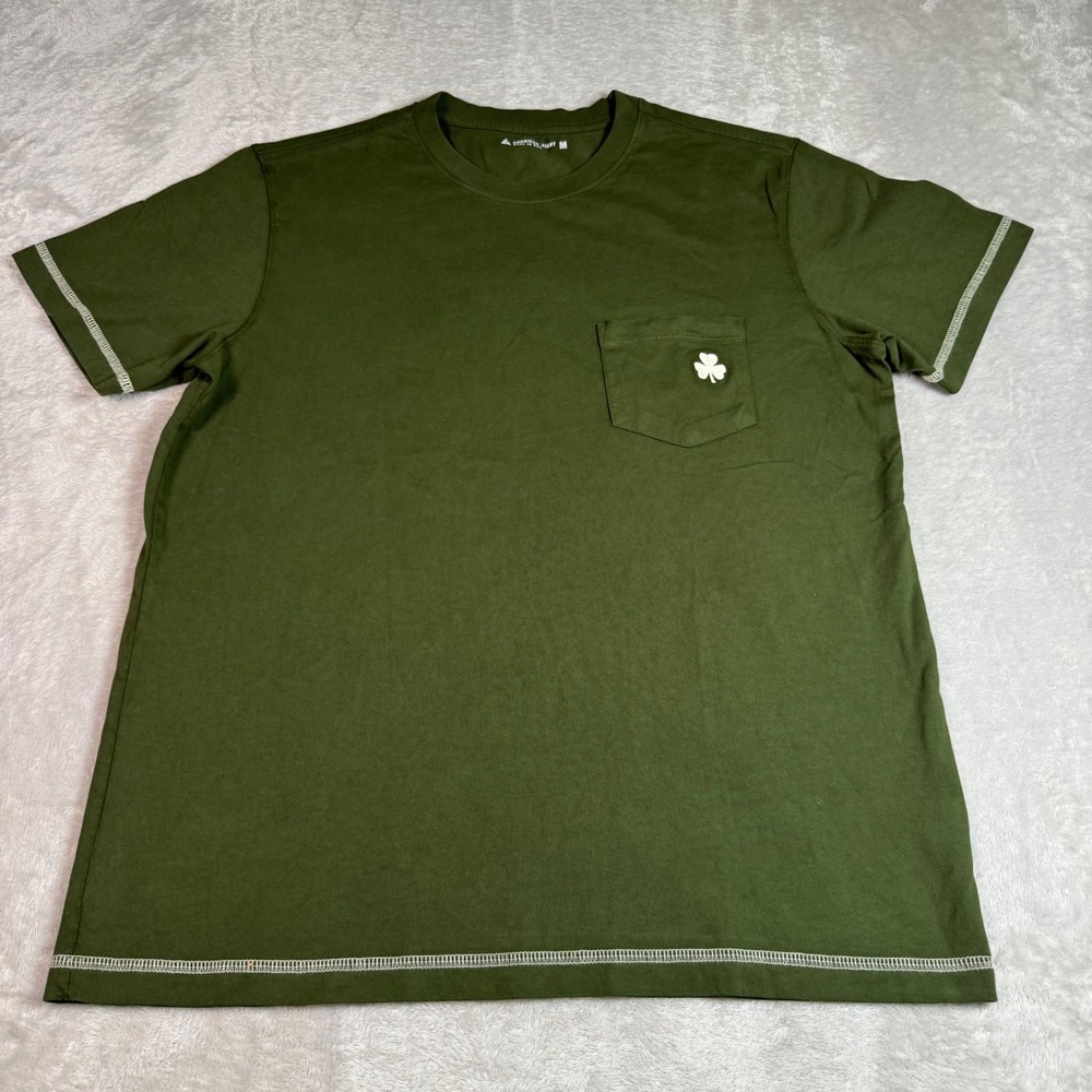 NWOT American Giant Unisex St. Patrick's Pocket Tee M Rifle Green